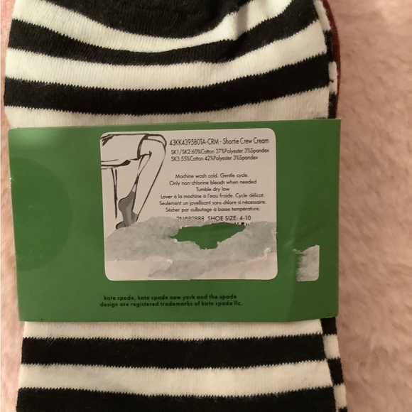 Kate Spade Women’s 3PK Shortie Crew Socks - Picture 5 of 6